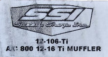 Load image into Gallery viewer, BDX / SSI - ARCTIC CAT 800 / 600 TITANIUM MUFFLER 2012-2024 Model 12-106-TI