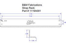 Load image into Gallery viewer, BM Fabrications - Aluminum Strap Rack, Trailer and Garage Wall Mount Storage System