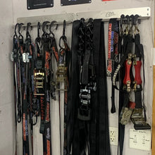 Load image into Gallery viewer, BM Fabrications - Aluminum Strap Rack, Trailer and Garage Wall Mount Storage System
