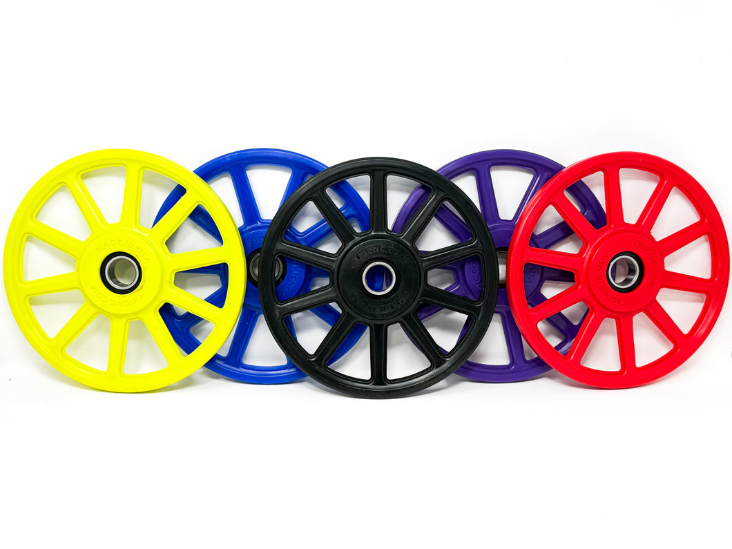 TKI - 9 INCH POLY WHEEL - 10 SPOKE