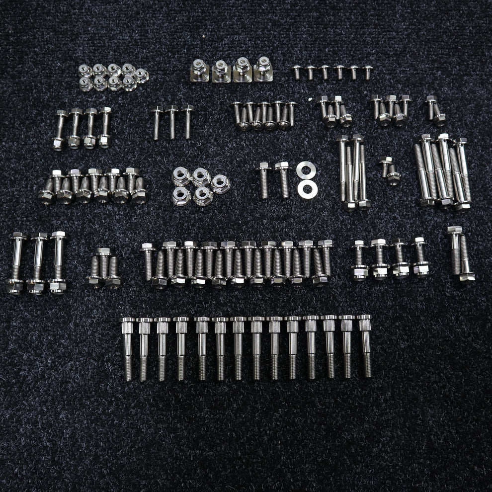CarbonSled - Ultimate Polaris Matryx Chassis Titanium Bolt Kit (141pc)