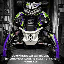 Load image into Gallery viewer, ZBROZ - Arctic Cat 36&quot; Chromoly Lowers, Billet Uppers A-Arm Kit (2016-2023)
