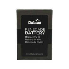 Load image into Gallery viewer, Oxbow Gear - Renegade 1.0 Radio Battery
